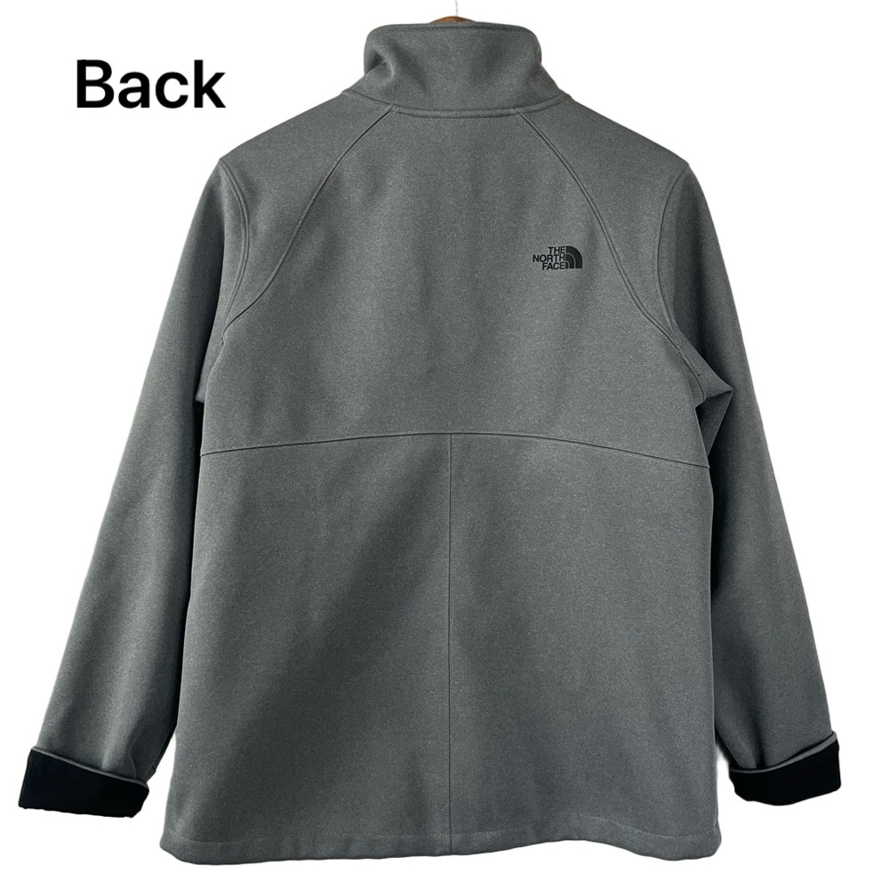 The North Face WindWall Full Zip Jacket Gray Soft Shell Silver Women’s L - Picture 4 of 16